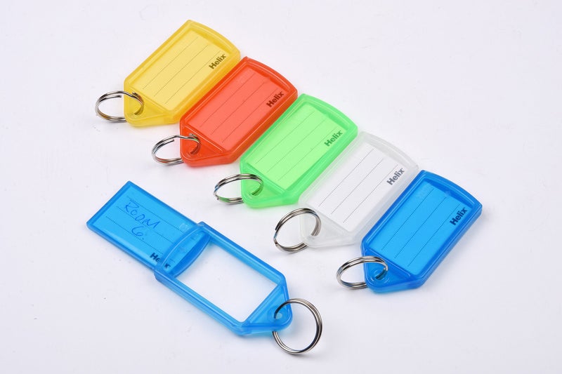 Helix Key Tags, Assorted Colors, Pack of 10 (31315) - Image 5